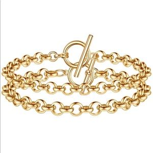 14K Gold Layered Bracelets